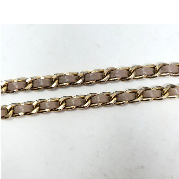 Tory Burch Fleming Convertible Medium Shoulder Bag Quilted Leather Beige Heron - Picture 12 of 14